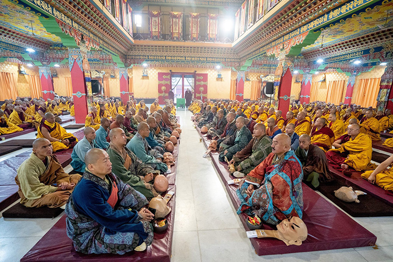 The Sixteen Arhats and Alms Procession