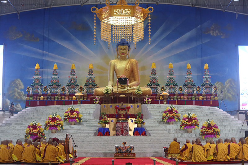 The Tormas at the 35th Kagyu Monlam